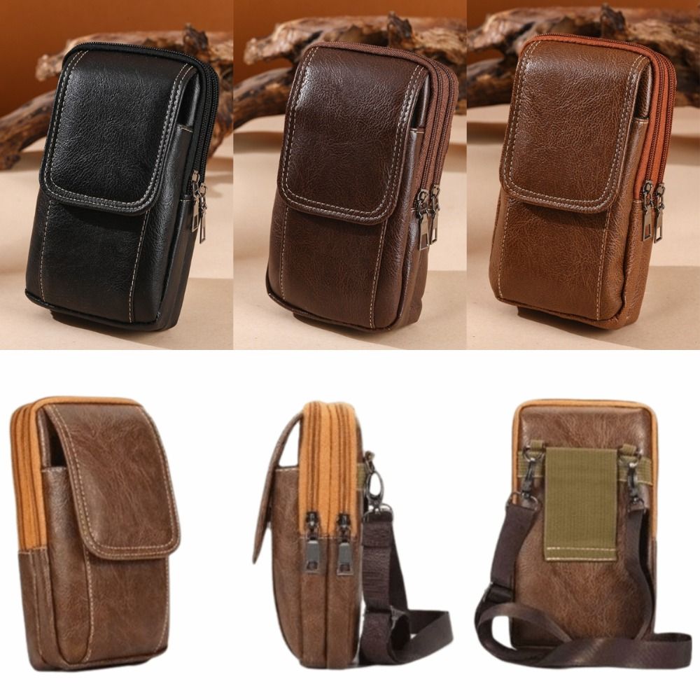 Leatherwork Designs - Bolso Bandolera de Cuero PU, Estilo