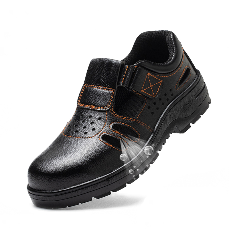 Leatherwork Designs - Zapatos de seguridad con puntera de