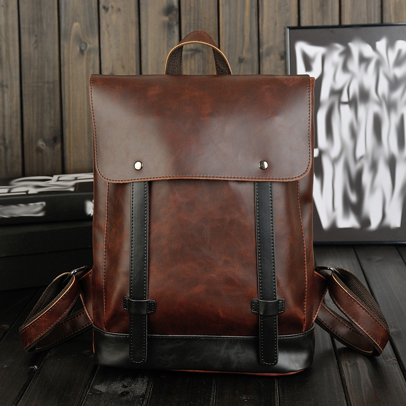 Mochila de cuero de estilo vin - Leather Work Rucksack Mens reseña y precio