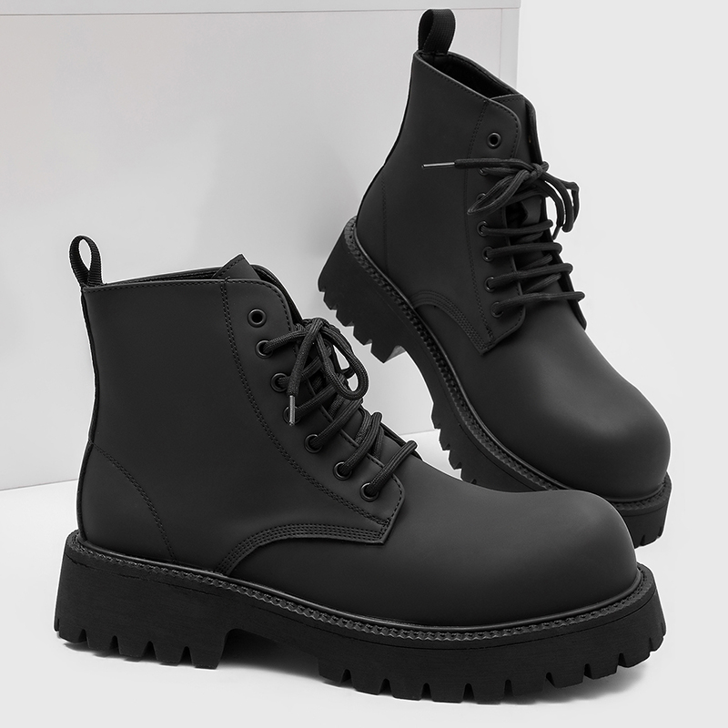 Botas de combate negras de cañ - Leatherwork Designs reseña y precio