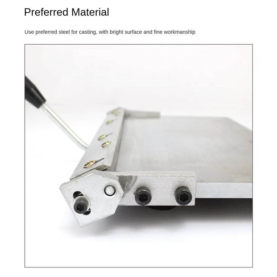 Stainless Steel Manual Folding - Leatherwork Machine reseña y precio